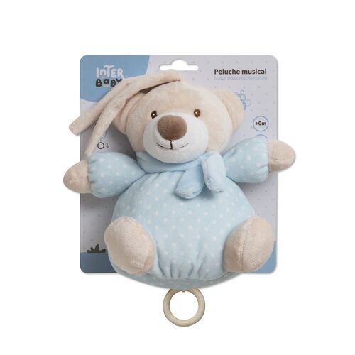 INTERBABY PELUCHE MUSICAL OSITO AZUL