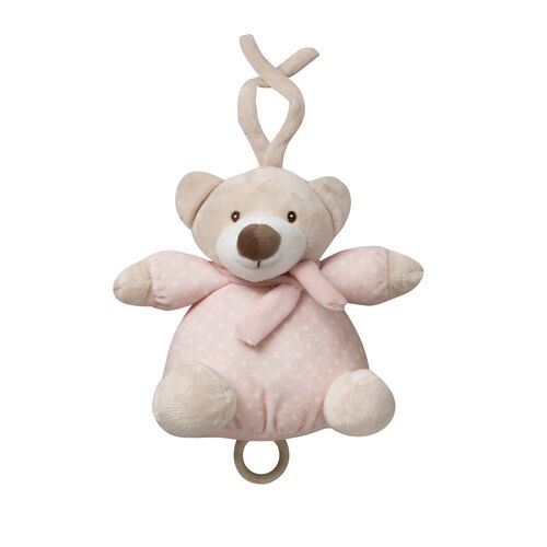 INTERBABY PELUCHE MUSICAL OSITO ROSA