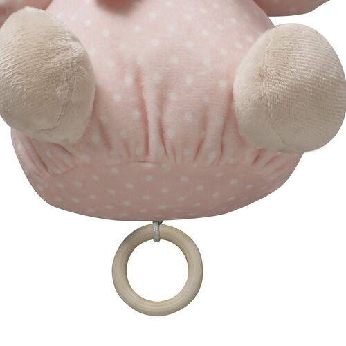 INTERBABY PELUCHE MUSICAL OSITO ROSA