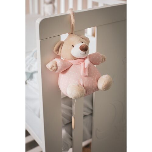INTERBABY PELUCHE MUSICAL OSITO ROSA