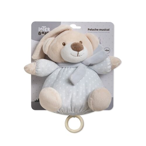 INTERBABY PELUCHE MUSICAL OSITO GRIS