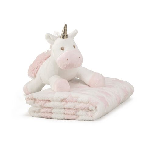 INTERBABY MANTA PELUCHE CASITA UNICORNIO