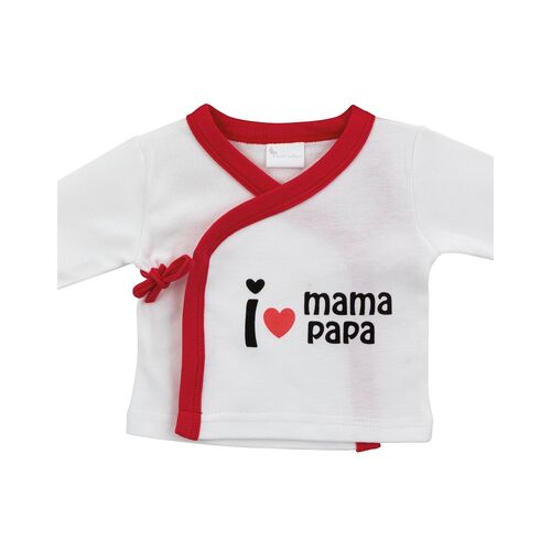 INTERBABY SET REGALO 5 PZAS I MAMA/PAPA ROJO BAMBU