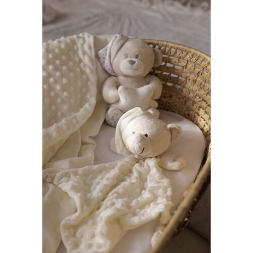 INTERBABY SET BEIGE MANTA+PELUCHE+DOU DOU