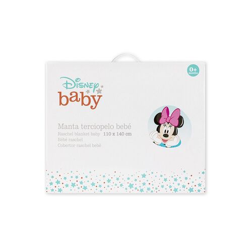 INTERBABY DISNEY MANTA CUNA 110X140 MINNIE ROSA