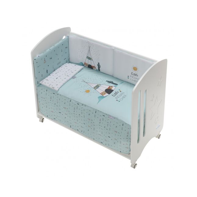 INTERBABY COORDINADO 3 PIEZAS CUNA DAKOTA MENTA