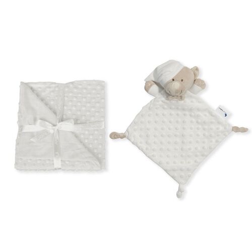 INTERBABY MANTA BURBUJA BEIGE+DOU DOU OSITO