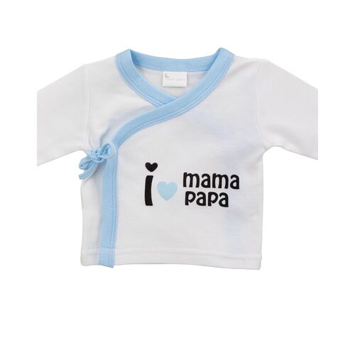 INTERBABY SET REGALO 5 PZAS I MAMA/PAPA AZUL BAMBU