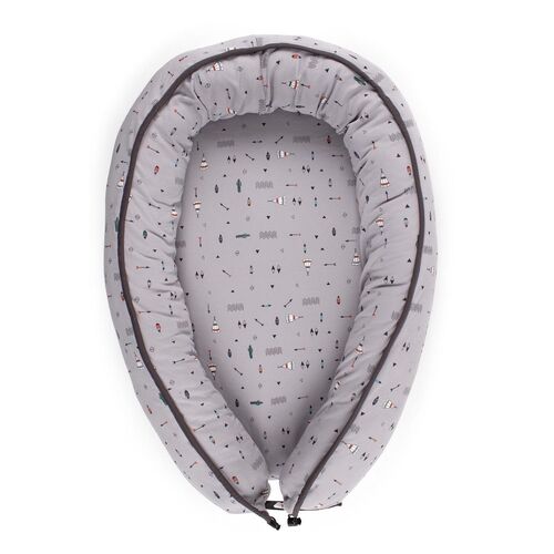 INTERBABY ALMOHADA NIDO CABAÑA GRIS