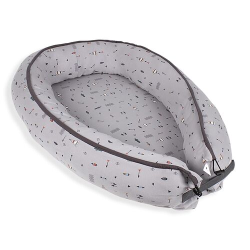 INTERBABY ALMOHADA NIDO CABAÑA GRIS