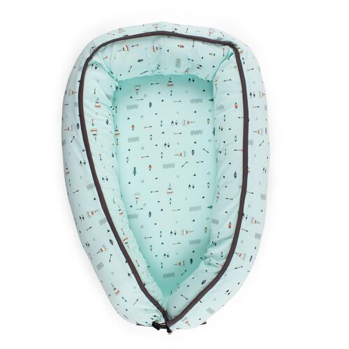 INTERBABY ALMOHADA NIDO CABAÑA VERDE