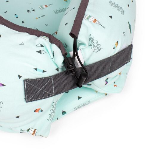 INTERBABY ALMOHADA NIDO CABAÑA VERDE