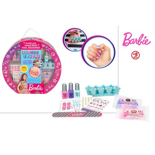 BARBIE ESTUCHE MANICURA Y PEDICURA