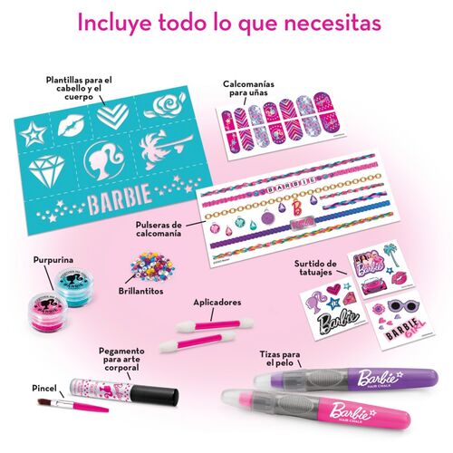 BARBIE SET BELLEZA SPARKLING 3 IN 1