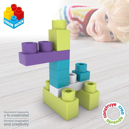 CUBO 35 PCS COLOR TURQUESA