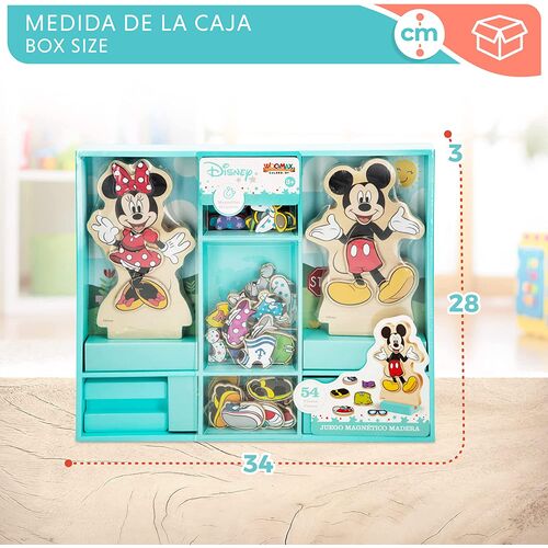 DISNEY JUEGO VESTIDOS MADERA