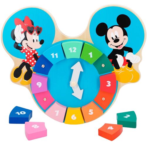 DISNEY RELOJ PUZZLE MADERA