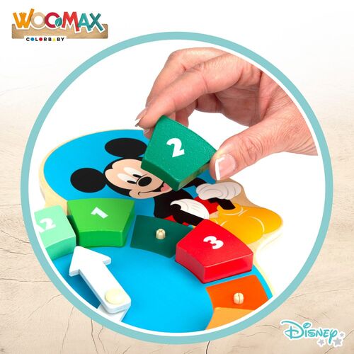 DISNEY RELOJ PUZZLE MADERA