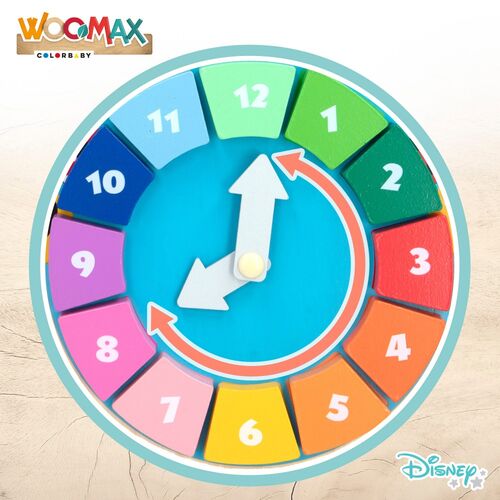 DISNEY RELOJ PUZZLE MADERA