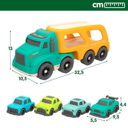 MOTOR TOWN PK 2 CAMIONES PORTACOCHES