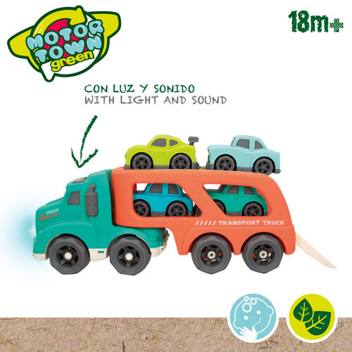 MOTOR TOWN PK 2 CAMIONES PORTACOCHES