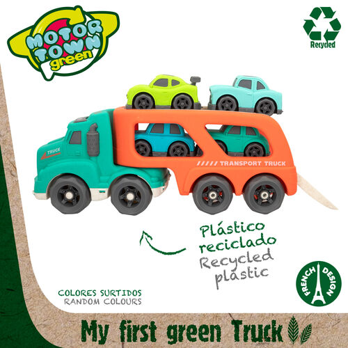 MOTOR TOWN PK 2 CAMIONES PORTACOCHES