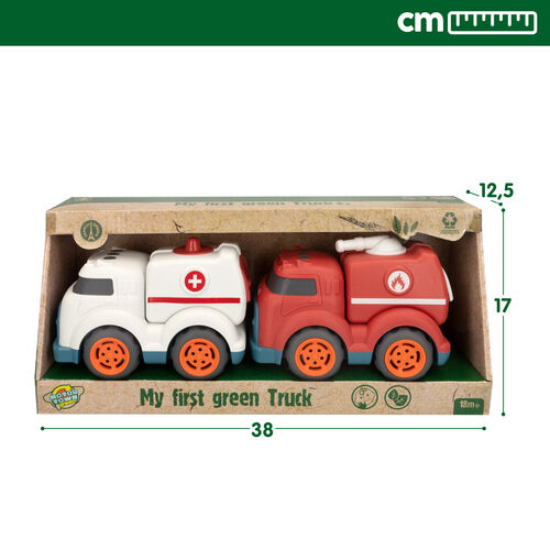 MOTOR TOWN SET 2 VEHICULOS EMERGENCIA