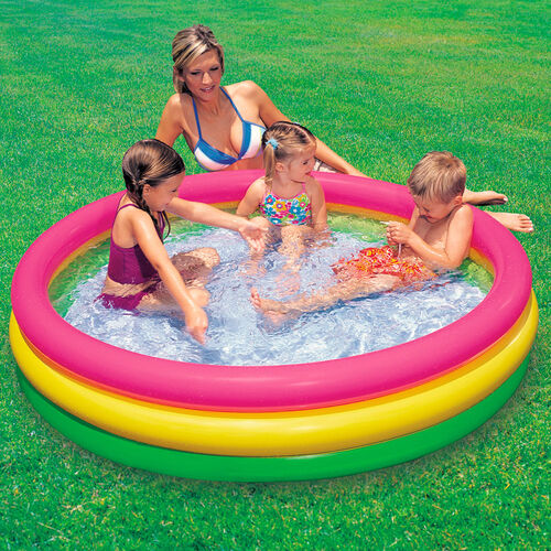 PISCINA HINCHABLE 3 AROS SUNSET 114X25