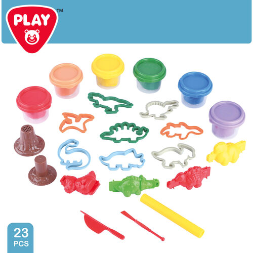 PLAYGO SET PLASTILINA DINOSAURIOS