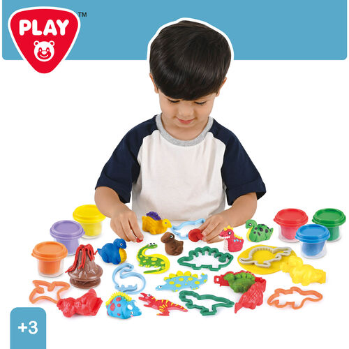 PLAYGO SET PLASTILINA DINOSAURIOS