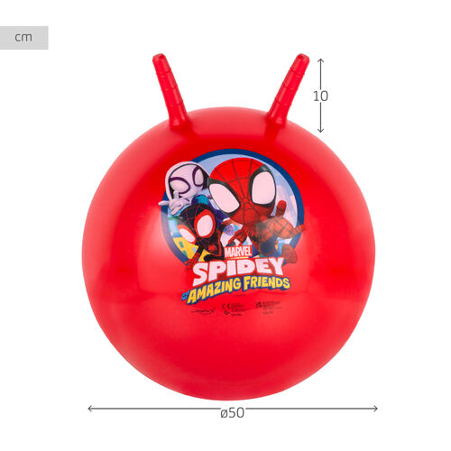 SPIDERMAN & FRIENDS PELOTA SALTARINA HINCHABLE