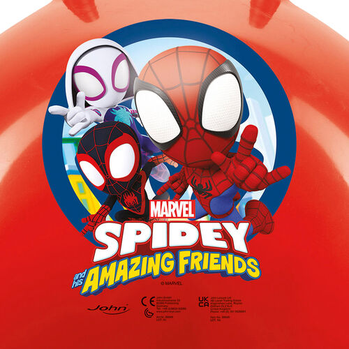 SPIDERMAN & FRIENDS PELOTA SALTARINA HINCHABLE