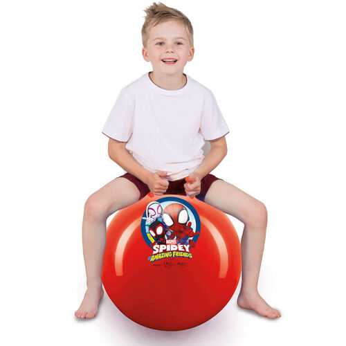 SPIDERMAN & FRIENDS PELOTA SALTARINA HINCHABLE